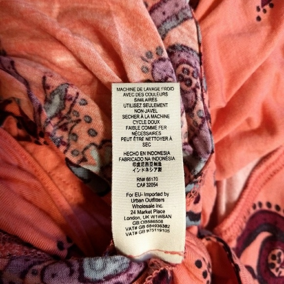 Free People boho oversized top NWT sz small *K - Picture 7 of 8